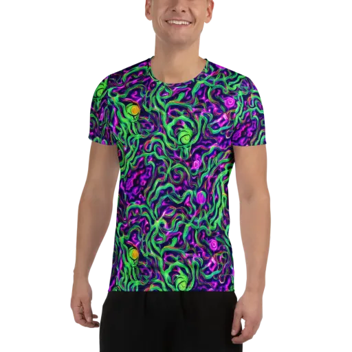 Hypercolor Grove on a Men's Athletic T-Shirt