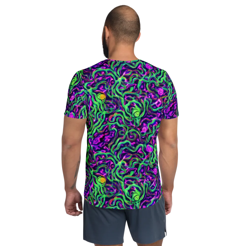 Hypercolor Grove on Men's Athletic T-Shirt — Back