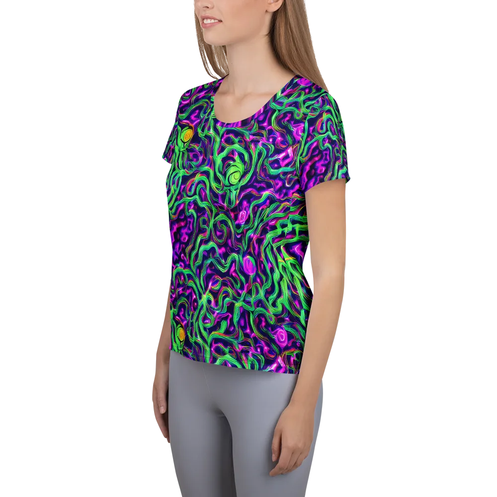 Hypercolor Grove on Women's Athletic T-Shirt — Left