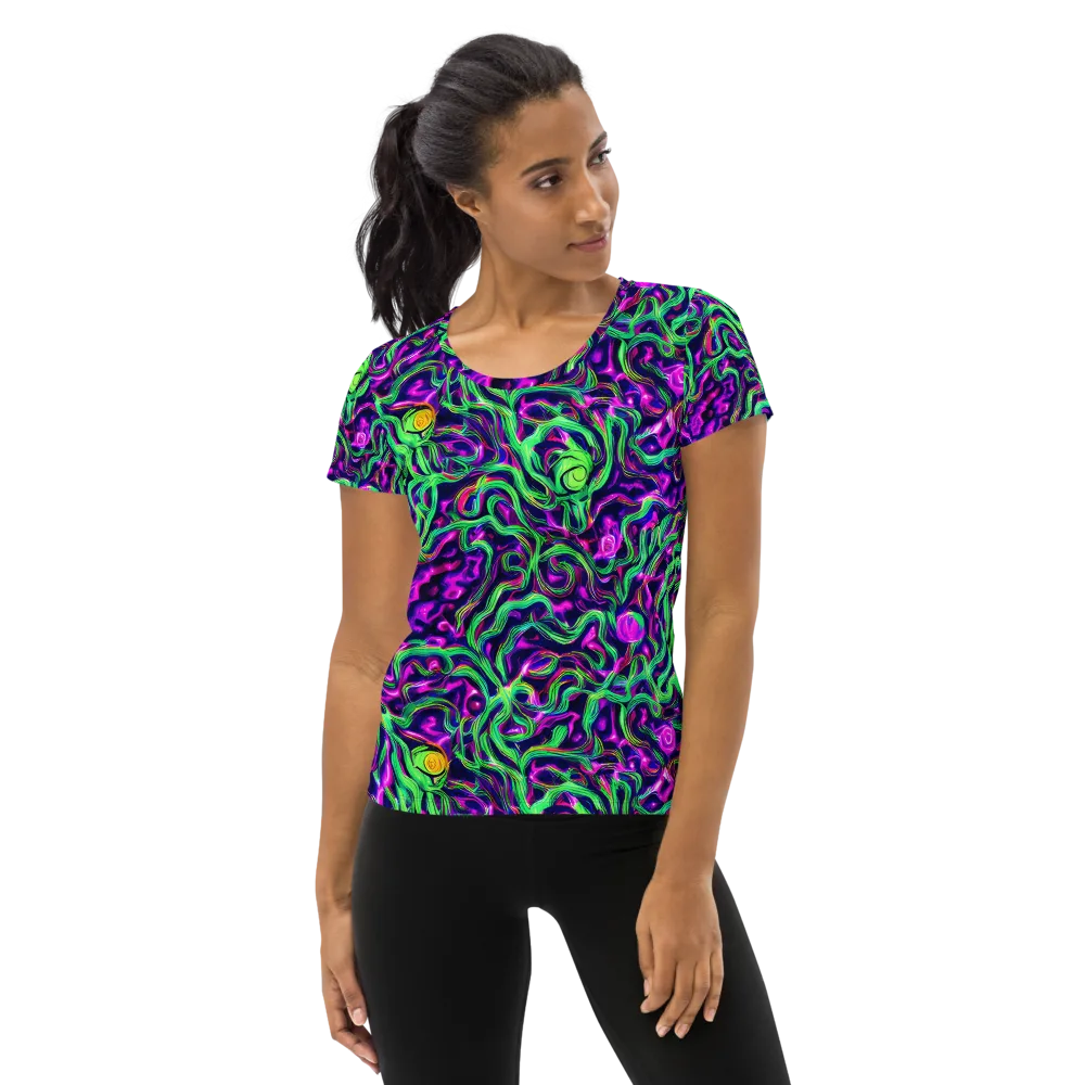 Hypercolor Grove on Women's Athletic T-Shirt — Front