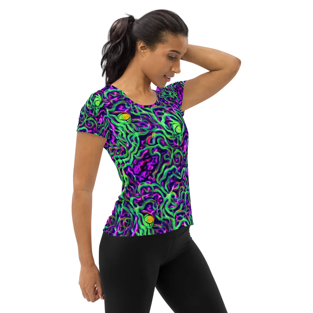 Hypercolor Grove on Women's Athletic T-Shirt — Right