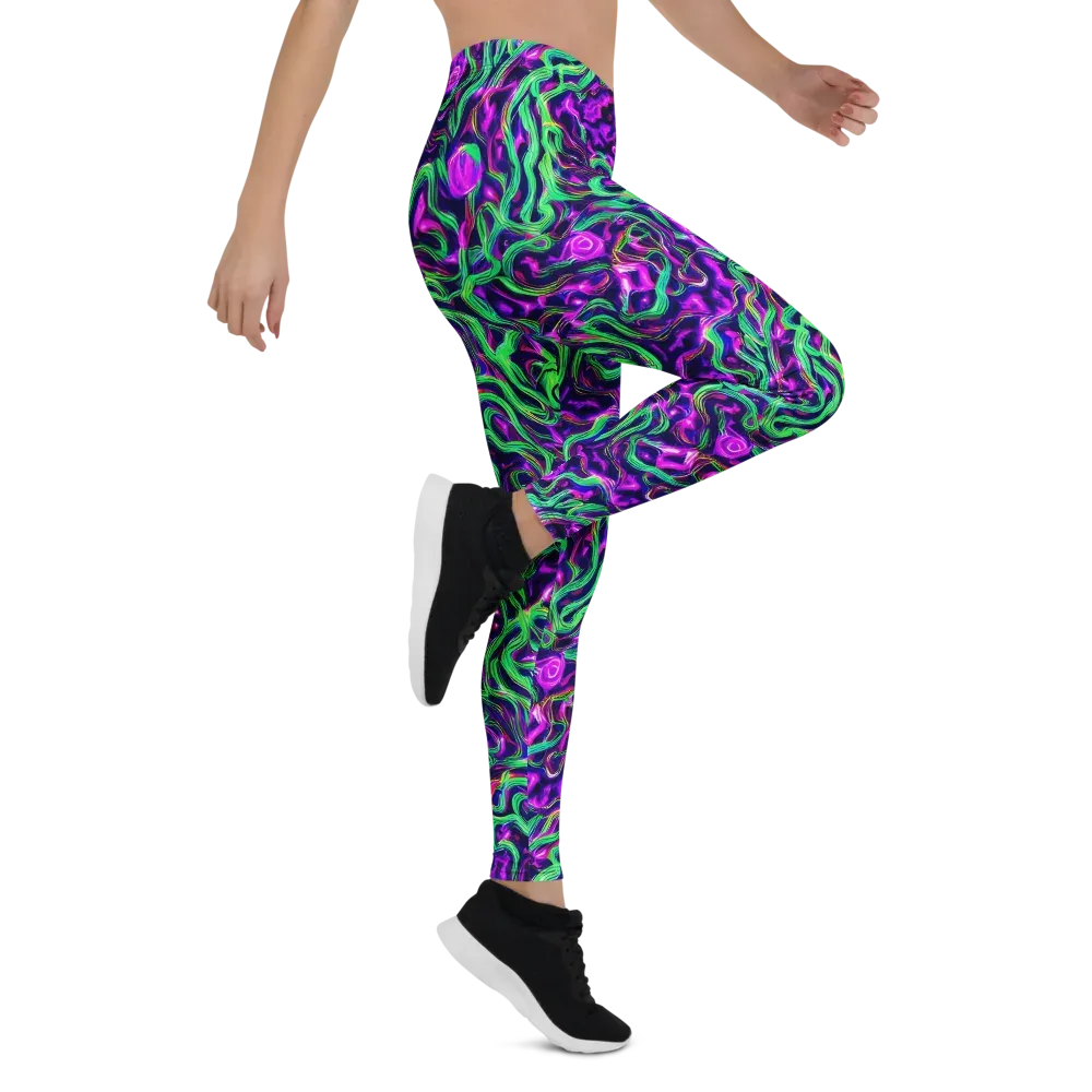 Hypercolor Grove on Leggings — Right