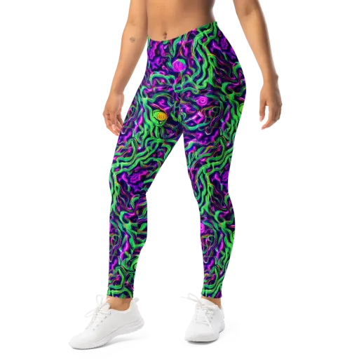 Hypercolor Grove on a Leggings