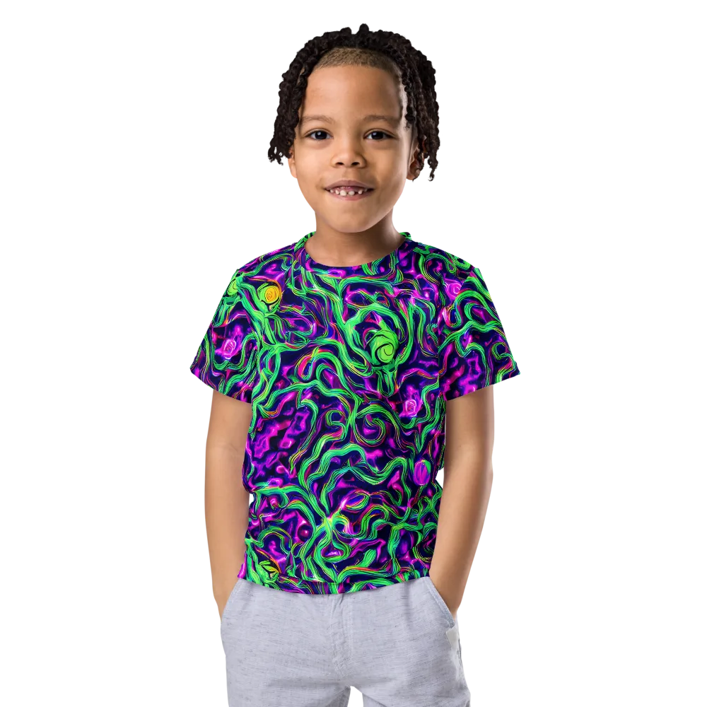 Hypercolor Grove on Kids Crew Neck T-Shirt — Front