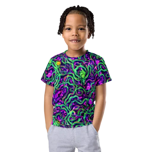 Hypercolor Grove on a Kids Crew Neck T-Shirt