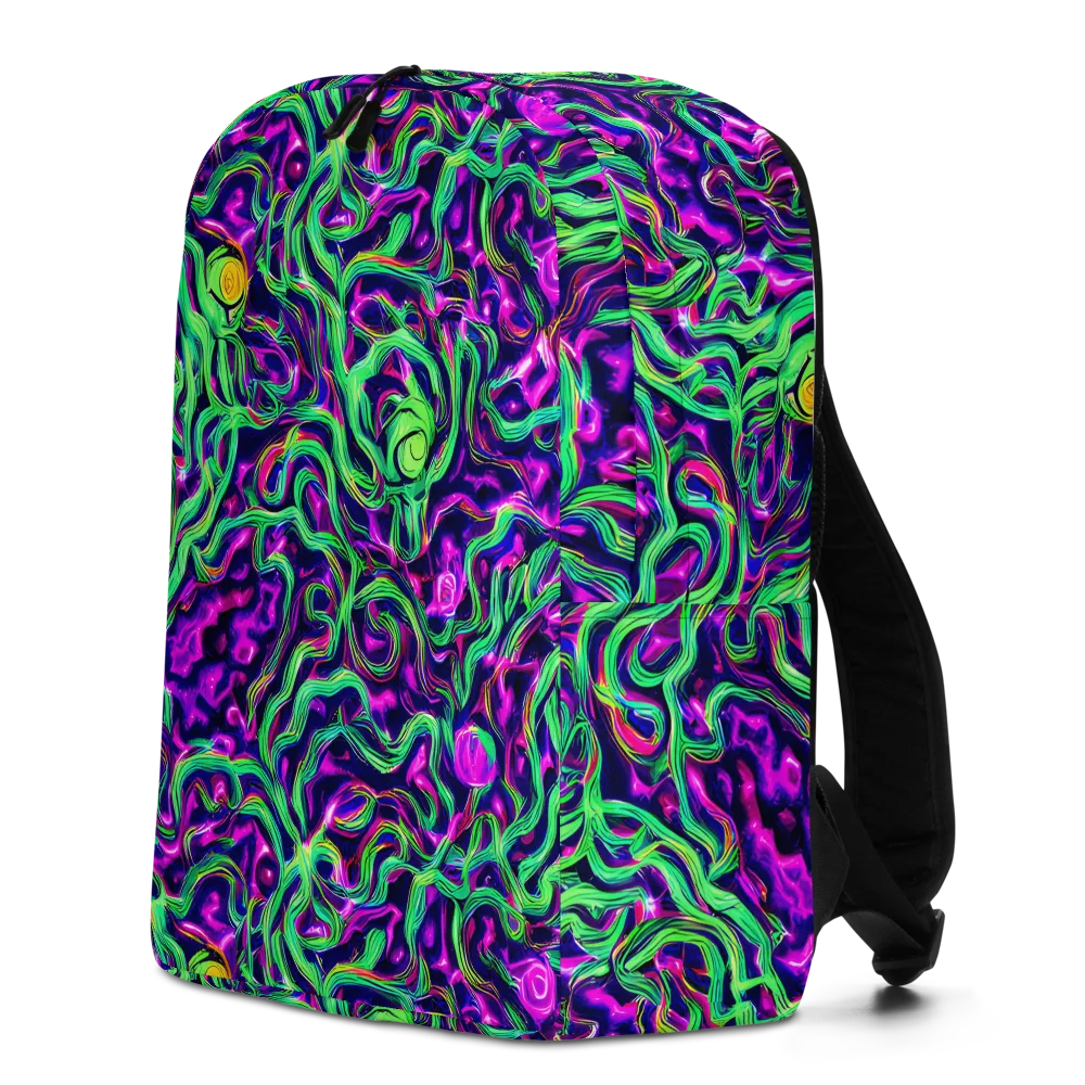 Hypercolor Grove on Minimalist Backpack — Left