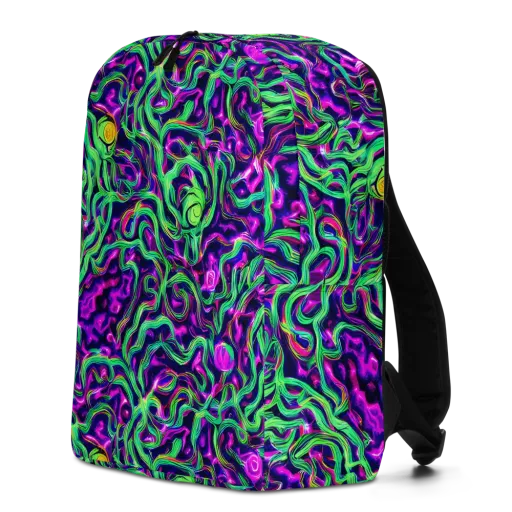 Hypercolor Grove on a Minimalist Backpack
