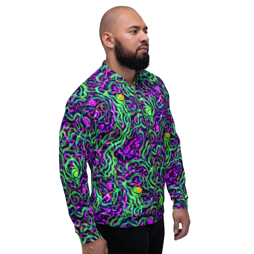 Hypercolor Grove on Bomber Jacket — Right