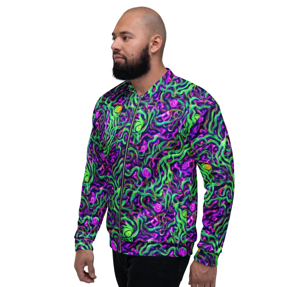 Hypercolor Grove on Bomber Jacket — Left
