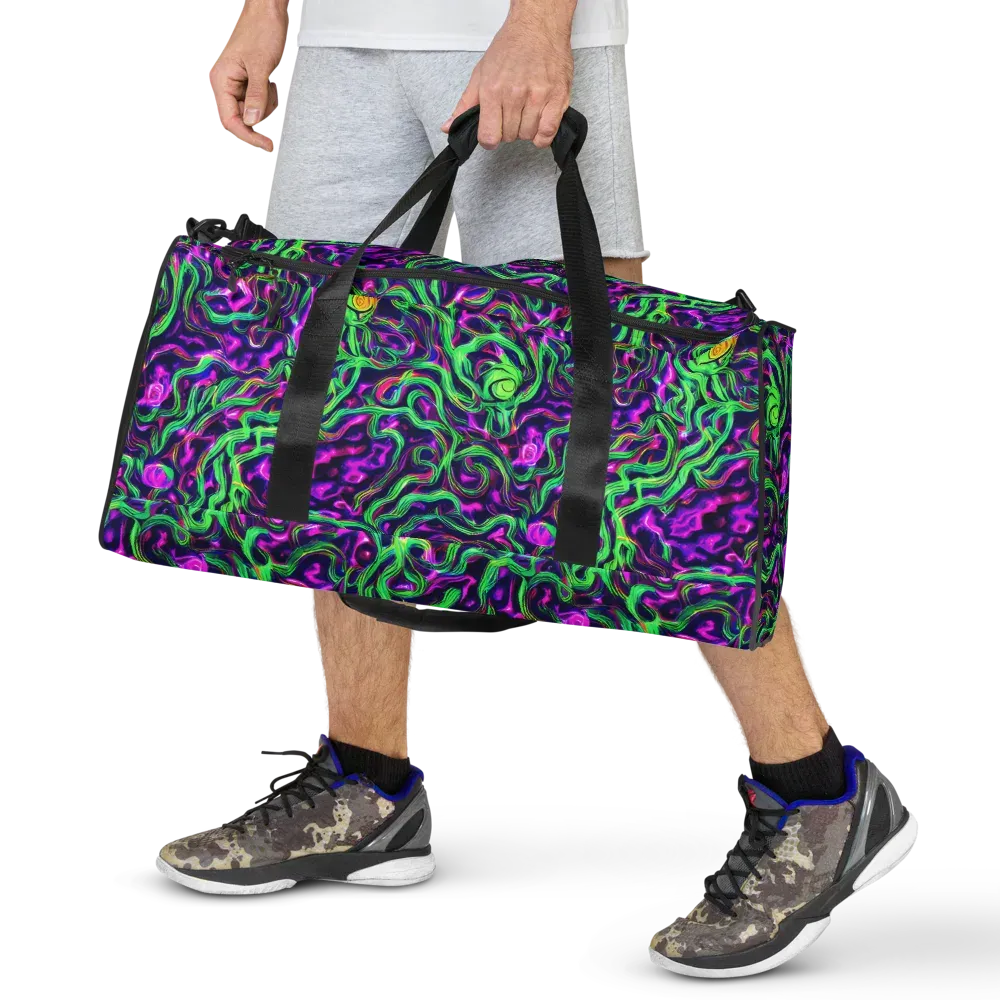 Hypercolor Grove on Duffle Bag — Front