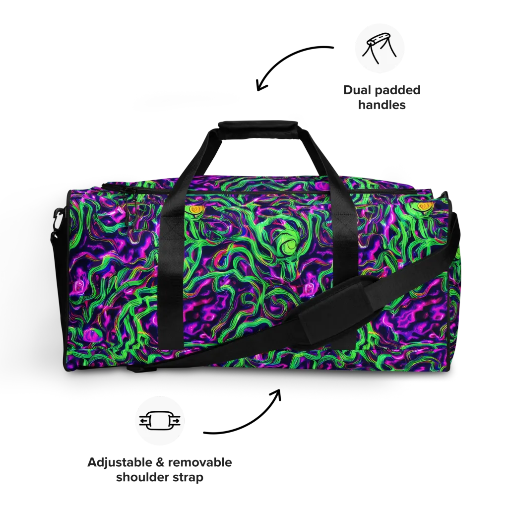 Hypercolor Grove on Duffle Bag — Front