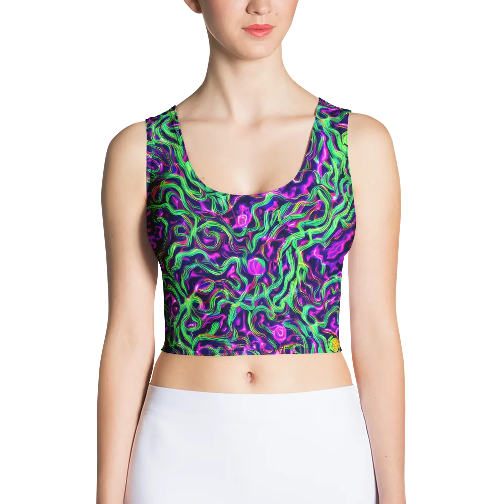 Hypercolor Grove on Crop Top — Front