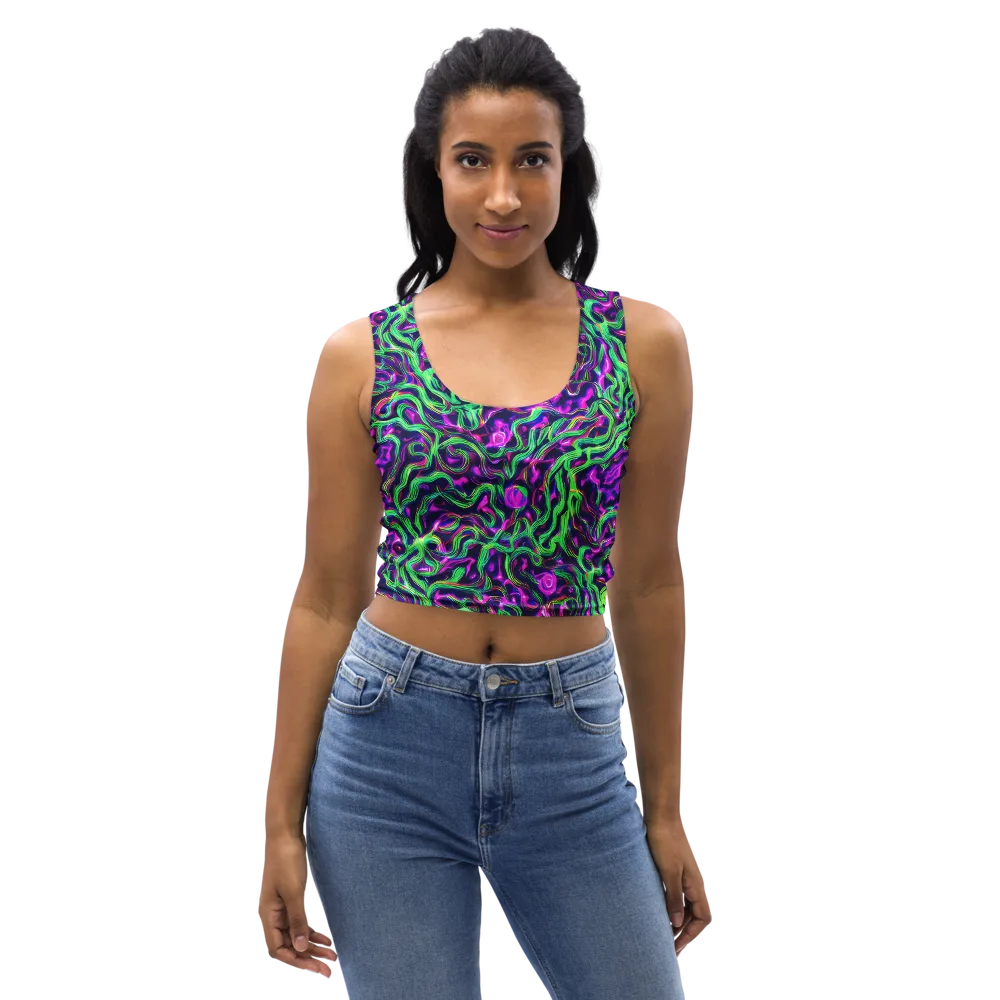 Hypercolor Grove on Crop Top — Front