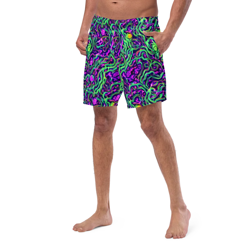 Hypercolor Grove on Swim Trunks — Left Front