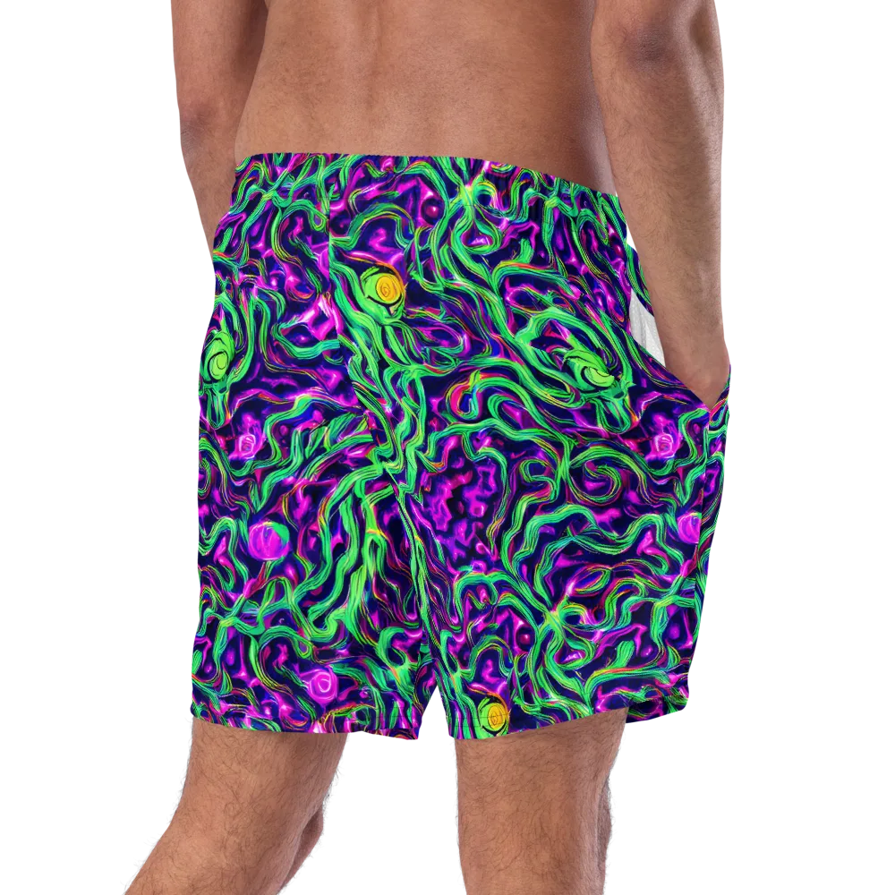 Hypercolor Grove on Swim Trunks — Right Back
