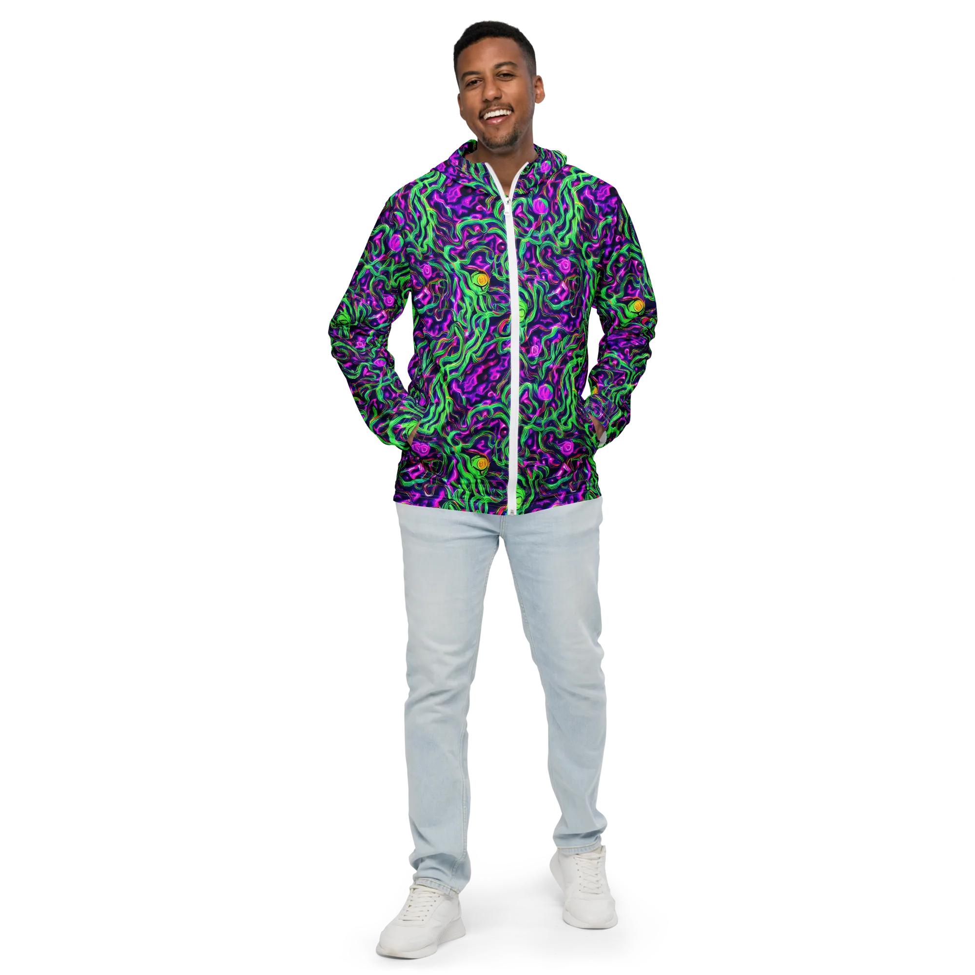Hypercolor Grove on Men's Windbreaker — Front