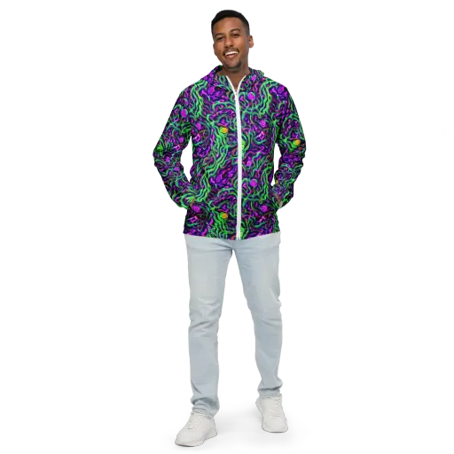 Hypercolor Grove on a Men's Windbreaker