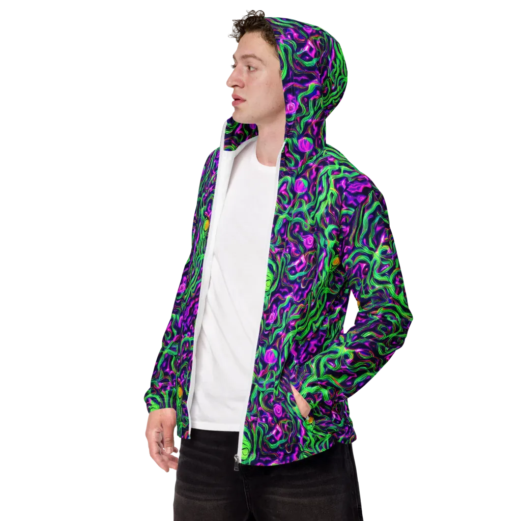 Hypercolor Grove on Men's Windbreaker — Left Front