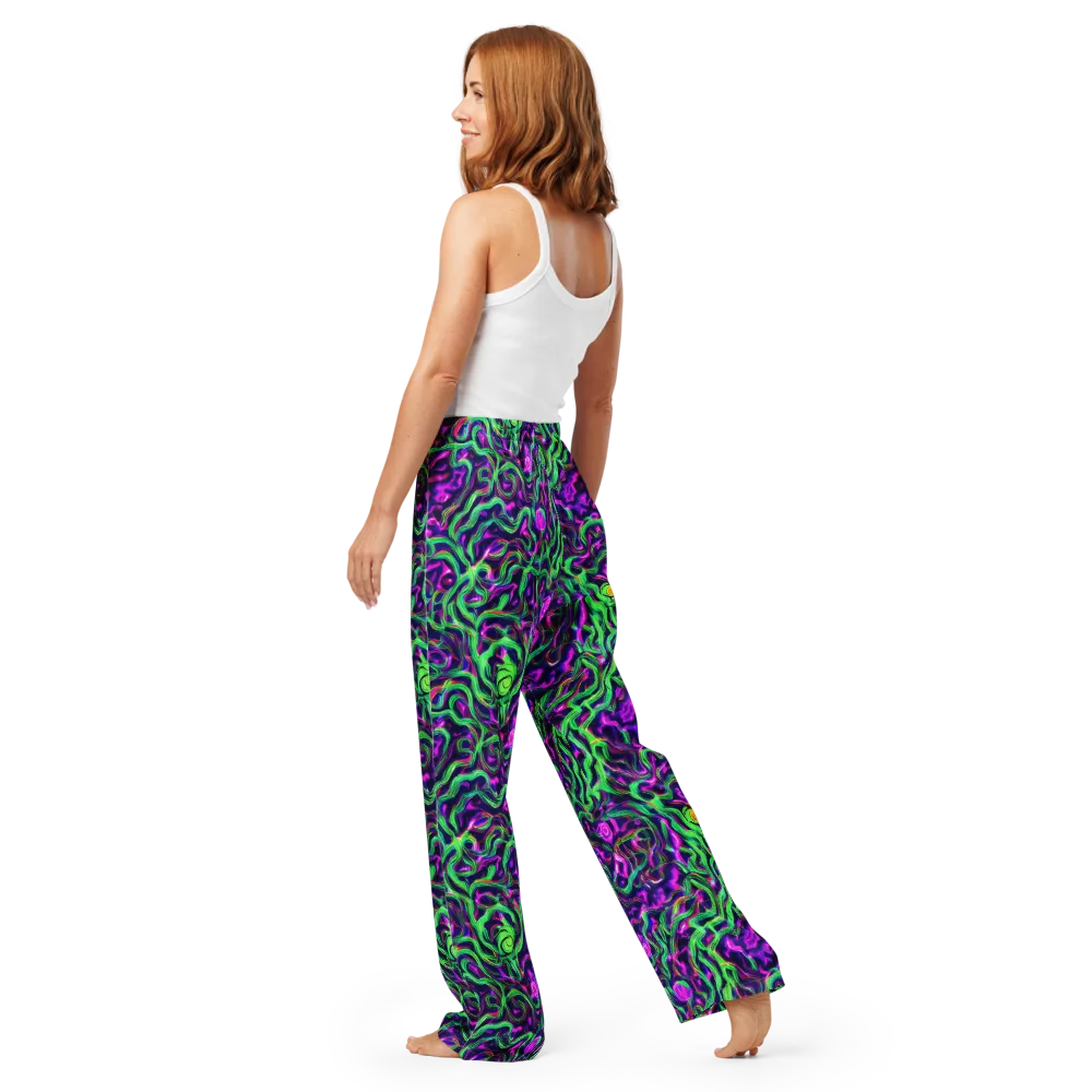 Hypercolor Grove on Women's Pajama Pants — Back