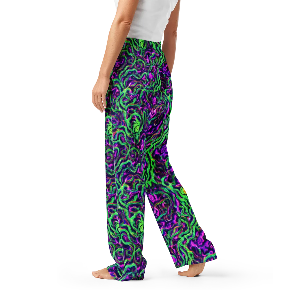 Hypercolor Grove on Women's Pajama Pants — Left