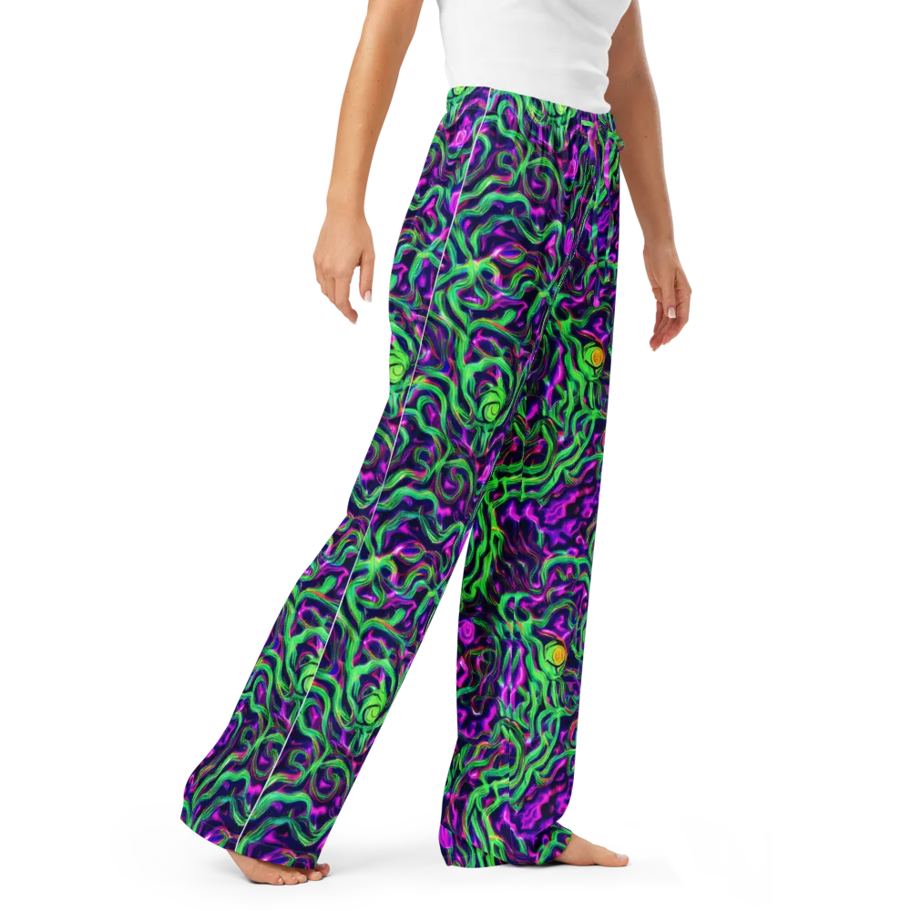 Hypercolor Grove on Women's Pajama Pants — Right Front