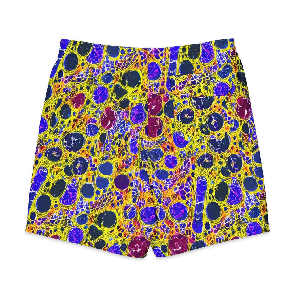 Electric Cellular on Men's Board Shorts — Back