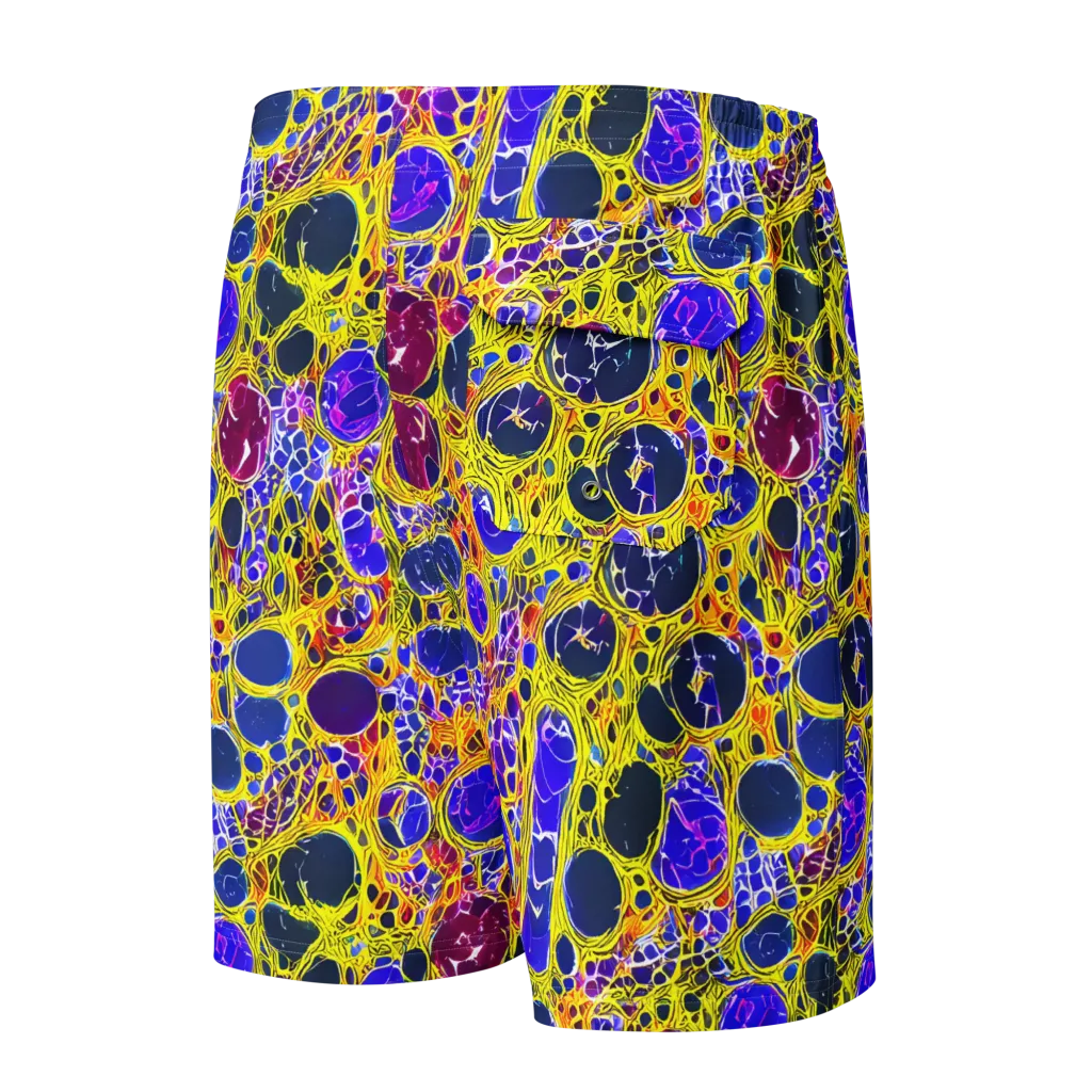 Electric Cellular on Men's Board Shorts — Back