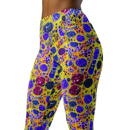 Electric Cellular on a Yoga Leggings