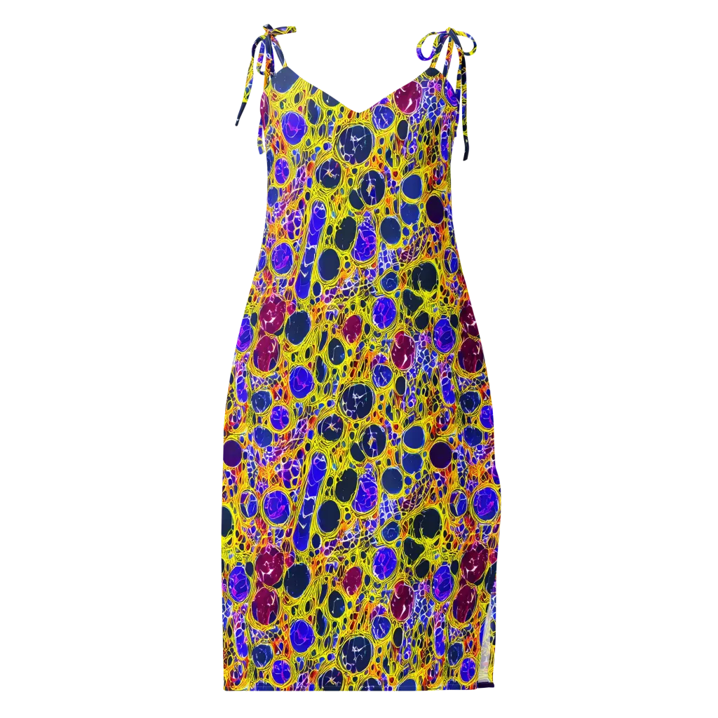 Electric Cellular on Slip Dress — Front