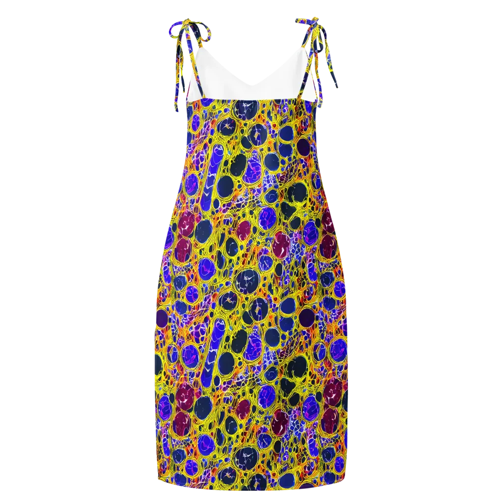 Electric Cellular on Slip Dress — Back
