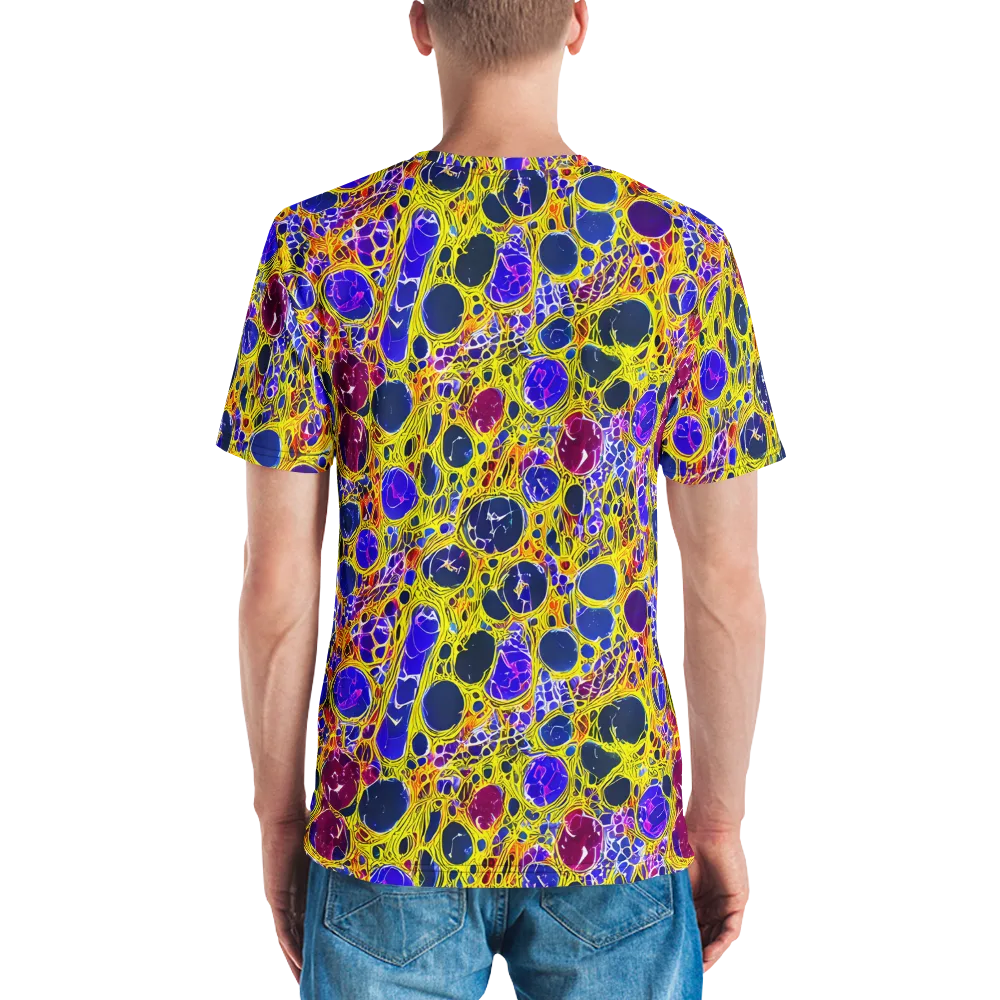 Electric Cellular on Men's Crew Neck T-Shirt — Back