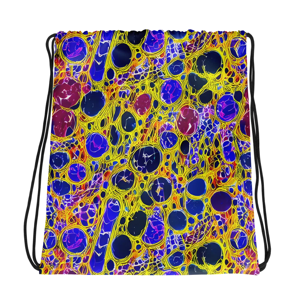 Electric Cellular on Drawstring Bag — Photo
