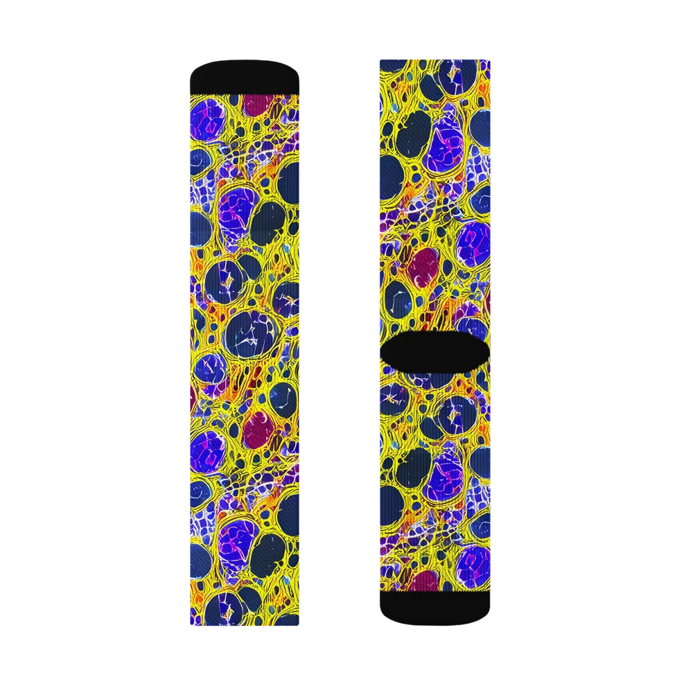 Electric Cellular on Socks — Left Sock