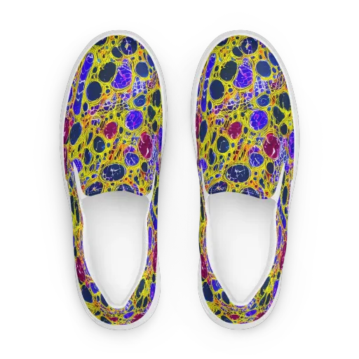 Electric Cellular on a Women's Slip-On Canvas Shoes