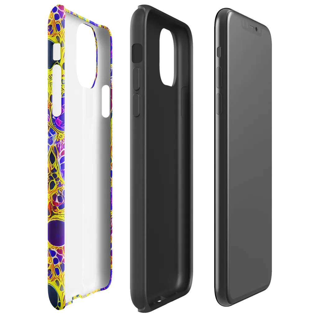 Electric Cellular on Tough Case for iPhone® — Right
