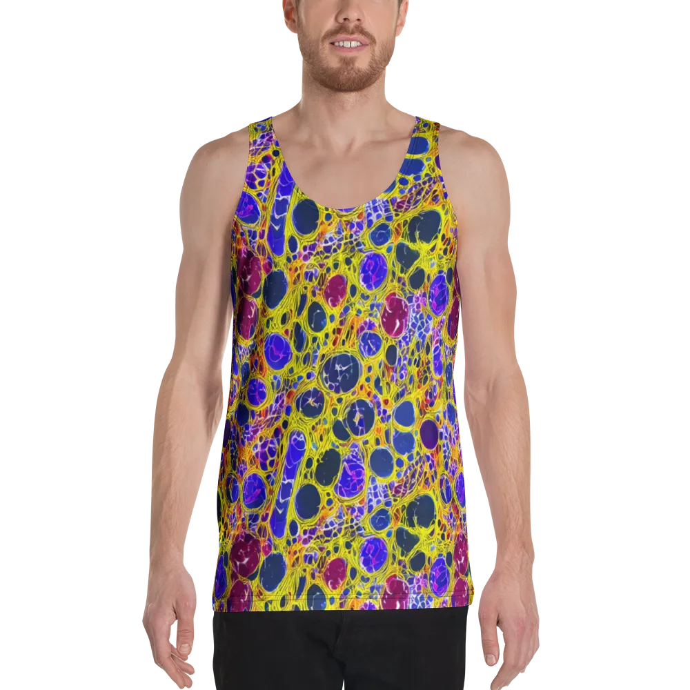 Electric Cellular on Men's Tank Top — Front