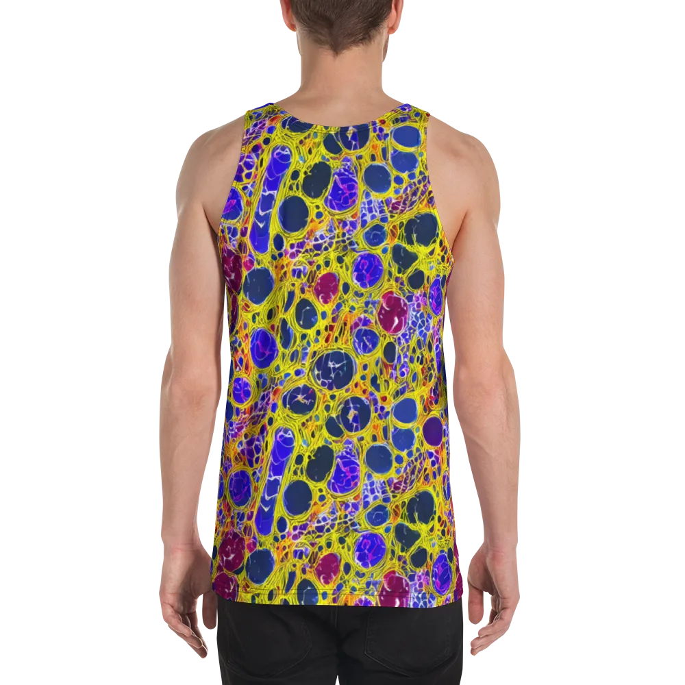Electric Cellular on Men's Tank Top — Back