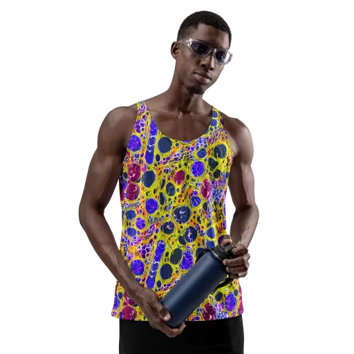Electric Cellular on a Men's Tank Top