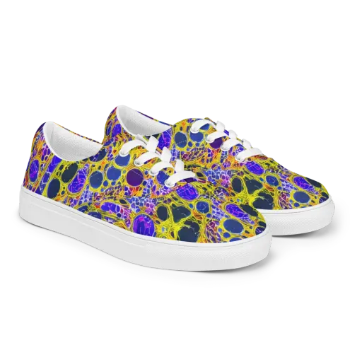 Electric Cellular on a Men's Lace-Up Canvas Shoes