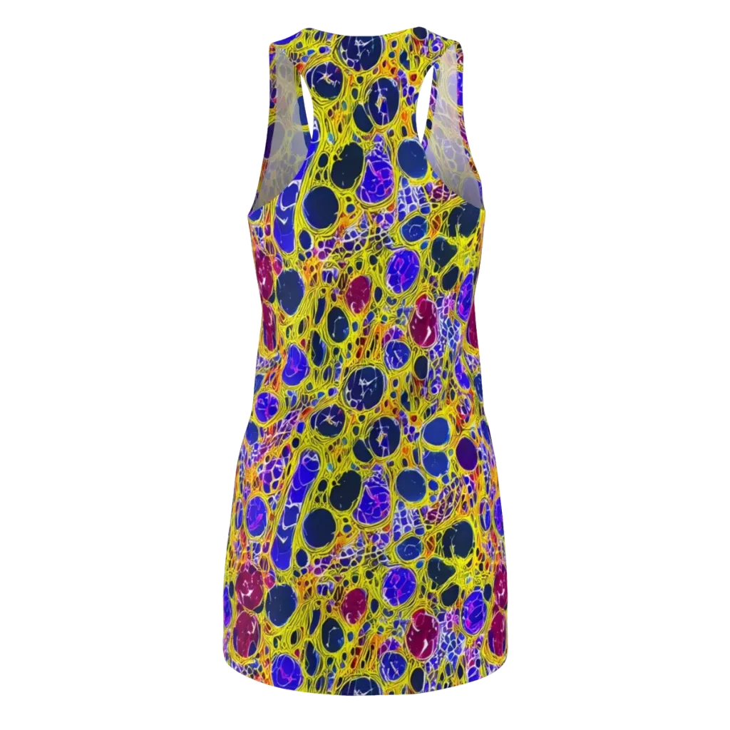 Electric Cellular on Racerback Dress — Back