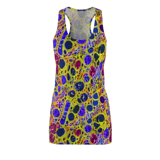 Electric Cellular on a Racerback Dress
