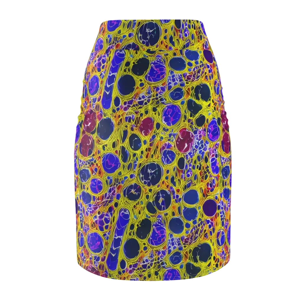Electric Cellular on Pencil Skirt — Back