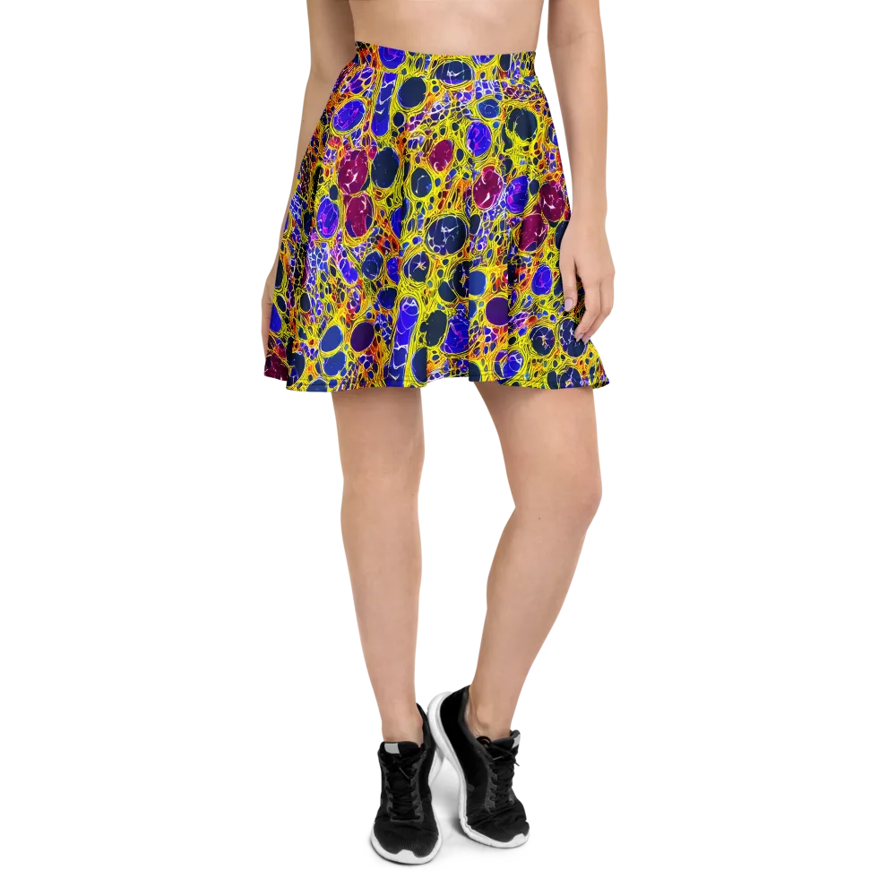 Electric Cellular on Skater Skirt — Front