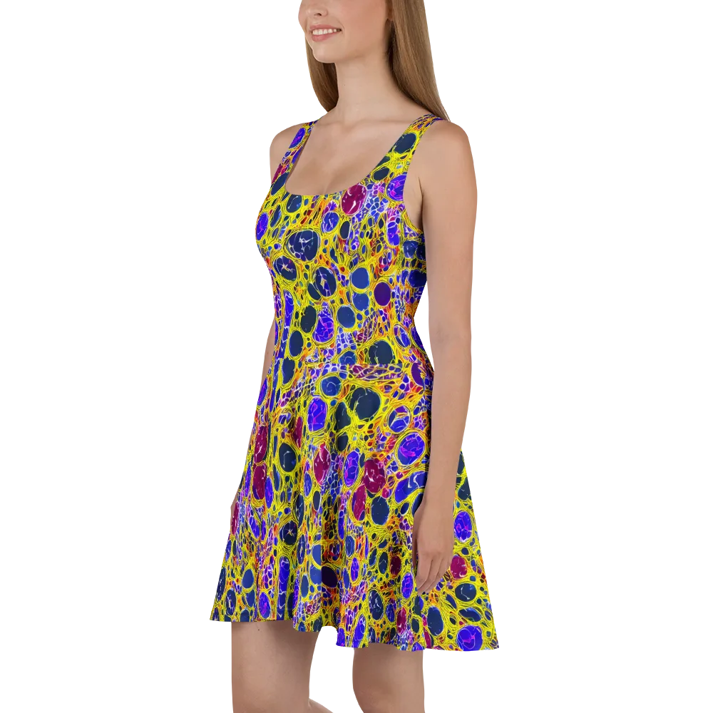 Electric Cellular on Skater Dress — Left