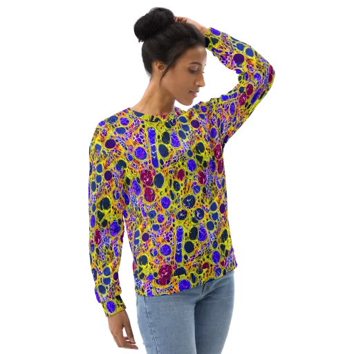 Electric Cellular on a Sweatshirt