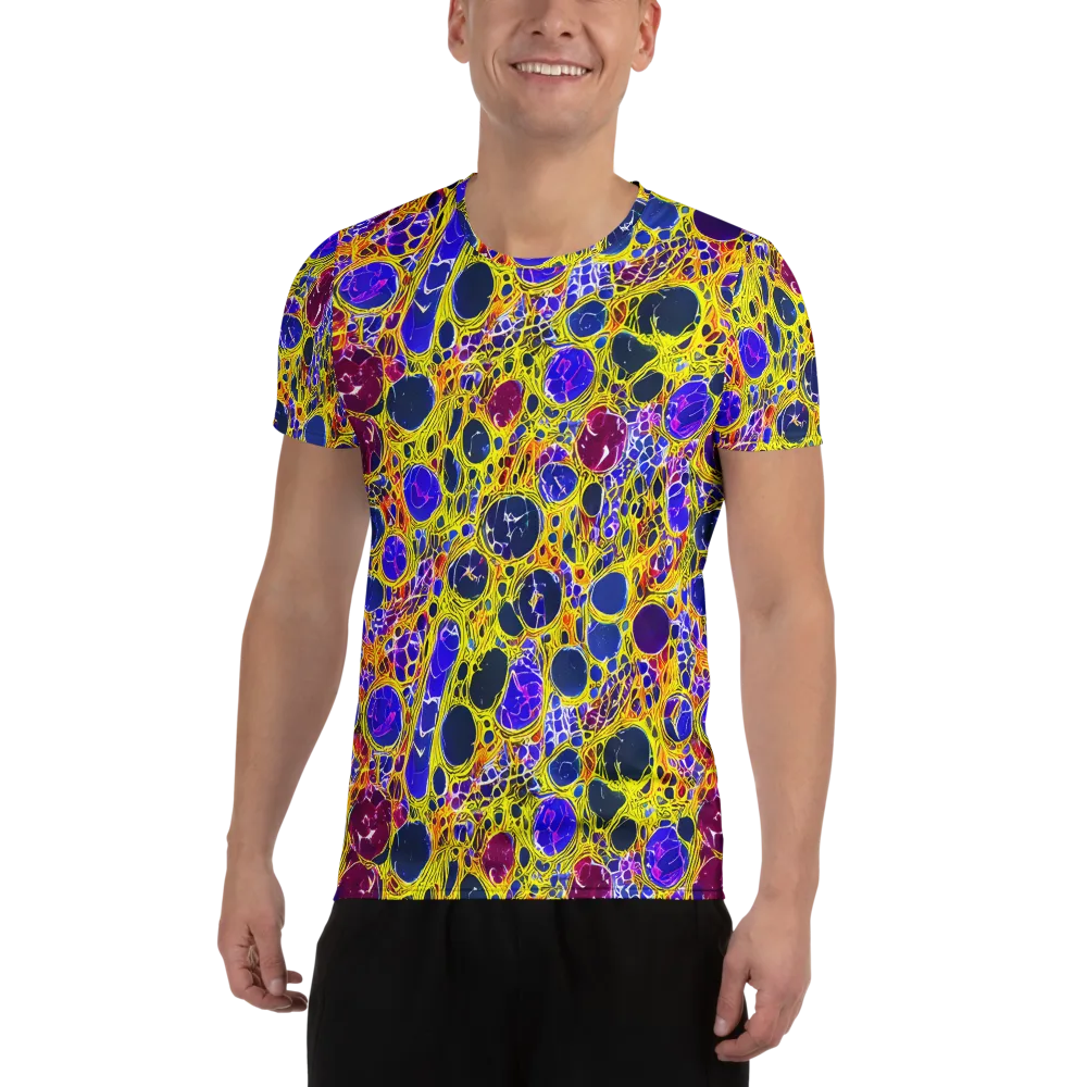 Electric Cellular on Men's Athletic T-Shirt — Front