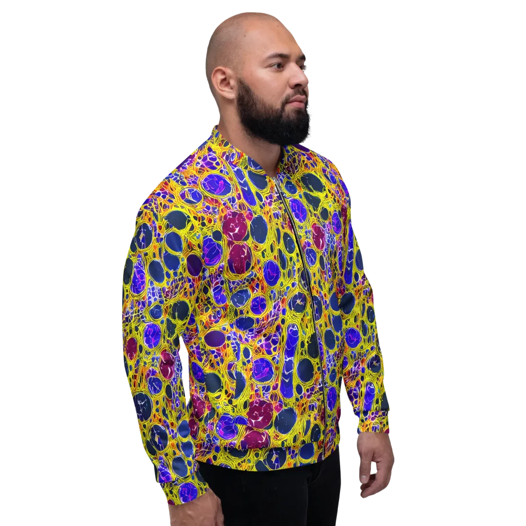 Electric Cellular on Bomber Jacket — Right