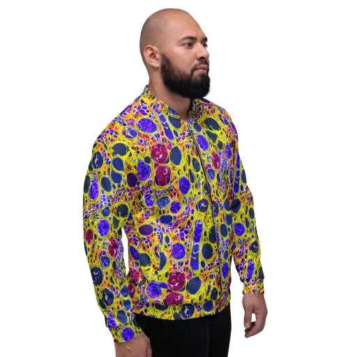 Electric Cellular on a Bomber Jacket