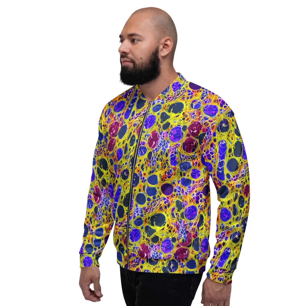 Electric Cellular on Bomber Jacket — Left