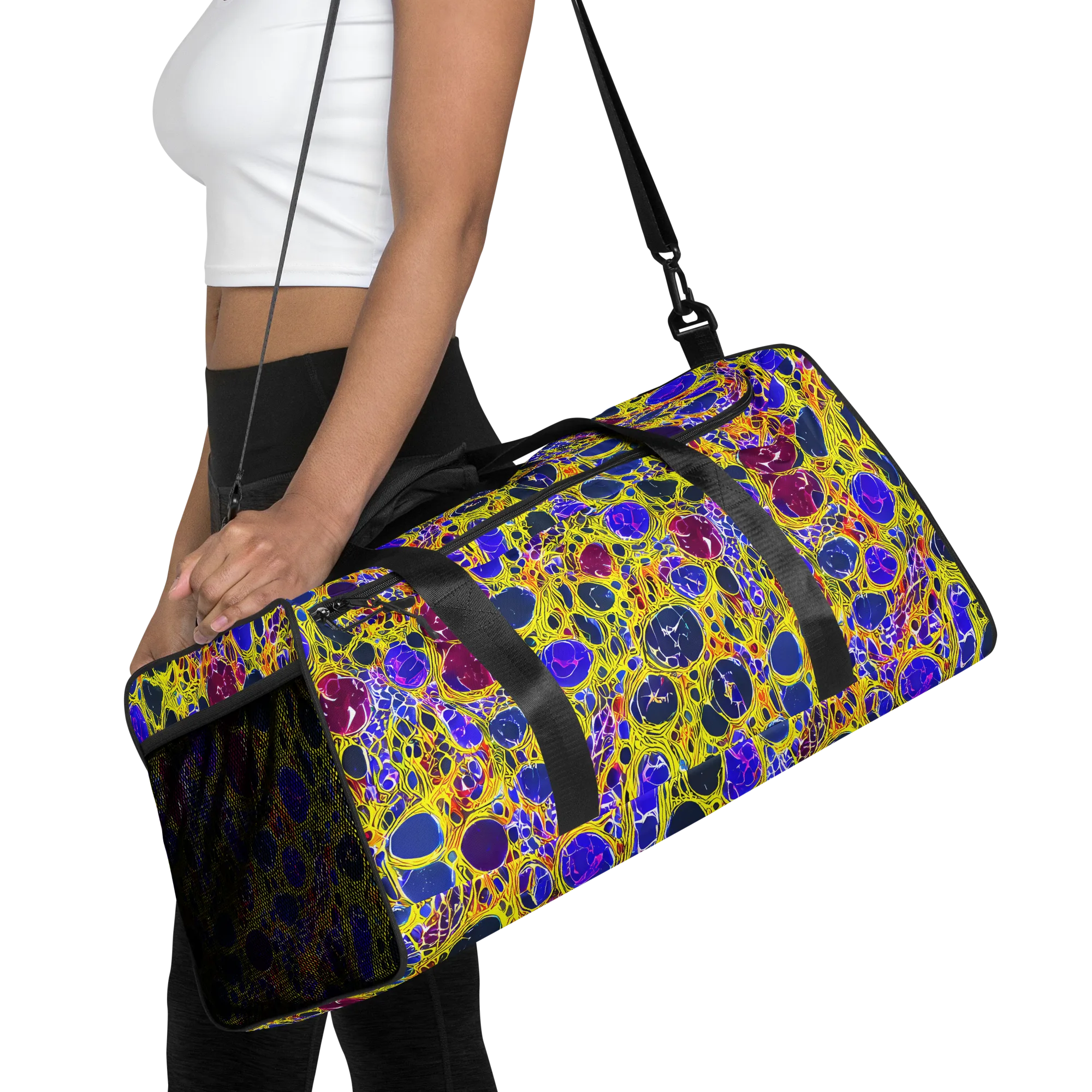 Electric Cellular on Duffle Bag — Front